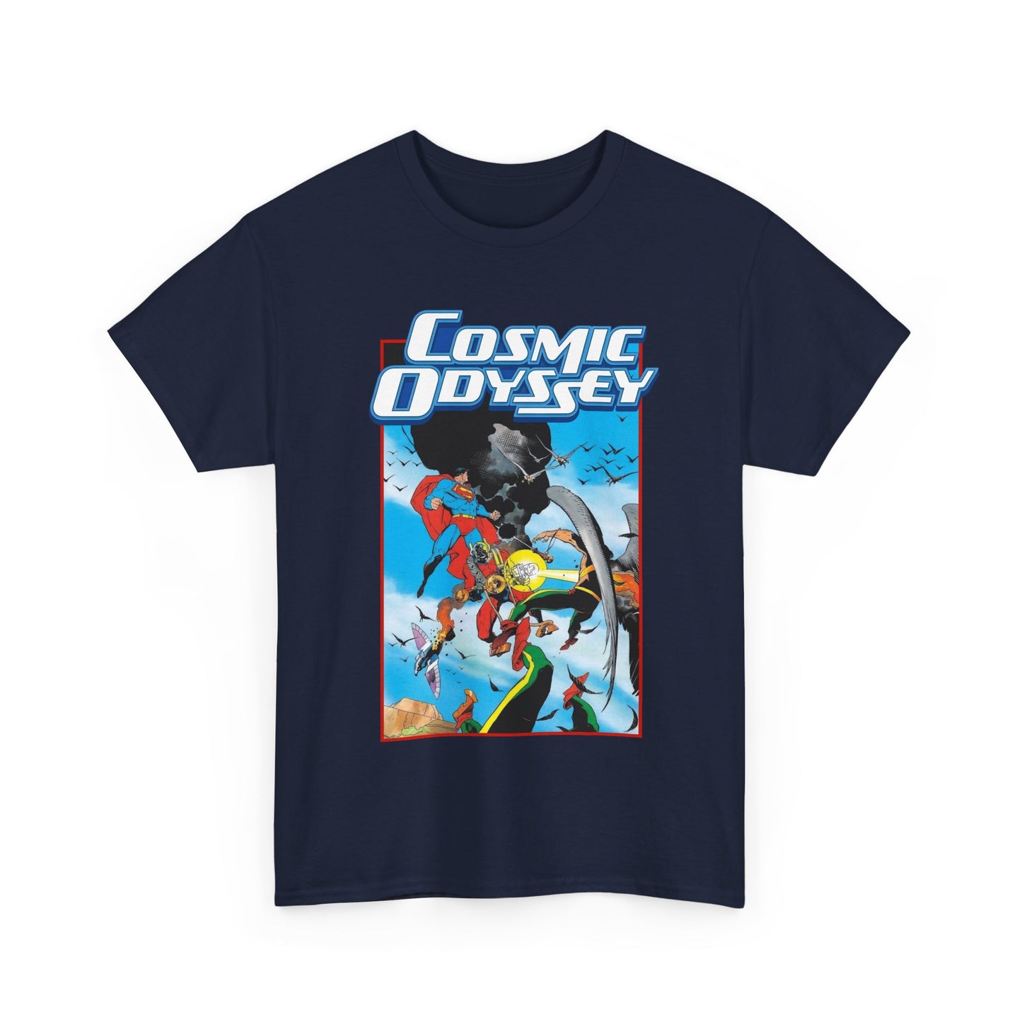 Cosmic Odyssey T-Shirt - Mike Mignola Art - Superman, Orion - DC Comics