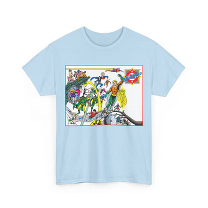 Who's Who in the DC Universe T-Shirt - George Perez Art - #1 Cover - Aquaman, Arion, Amazing Man, Amethyst - DC Comics