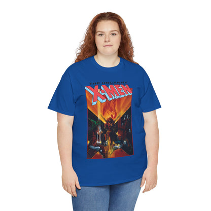 Uncanny X-Men T-Shirt - Bill Sienkiewicz Art - Phoenix, Cyclops, Colossus, Wolverine - Marvel Comics