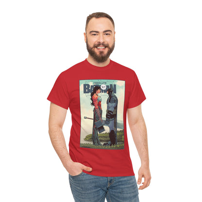 Absolute Batman & Absolute Wonder Woman T-Shirt - Nick Dragotta Art - Go to Hell? - DC Comics