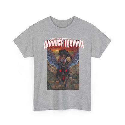 Absolute Wonder Woman T-Shirt - Hayden Sherman Art - DC Comics All-In - Raised in Hell by Circe - Riding Pegasus