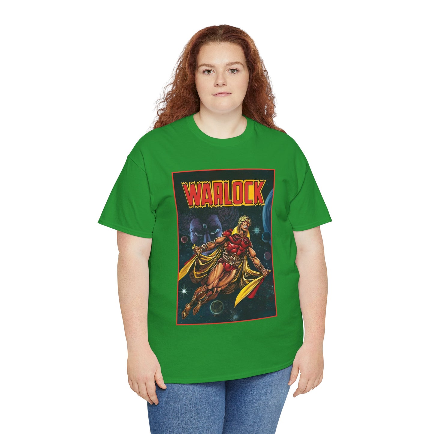 Warlock T-Shirt - Jim Starlin Art - Marvel Comics - Cosmic Superhero - The Enclave - Him