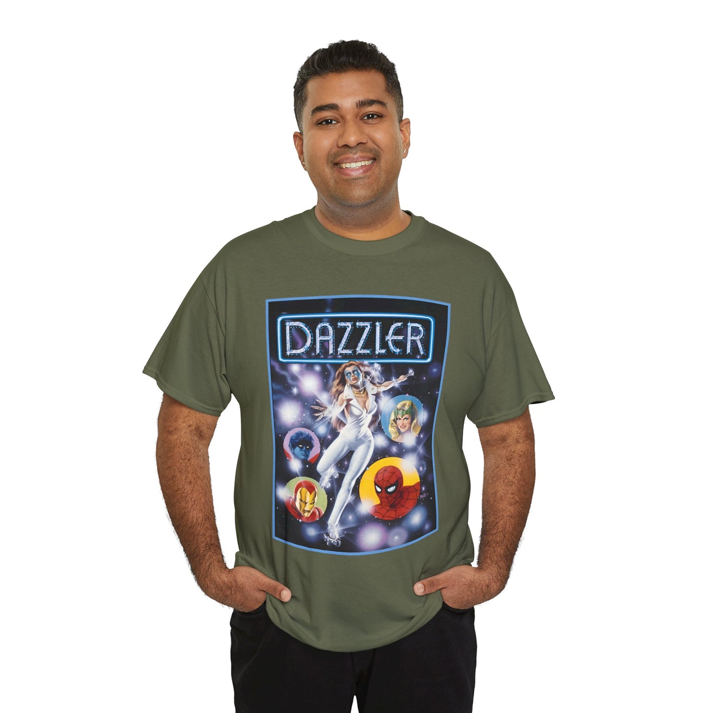 Dazzler T-Shirt - Bob Larkin Art - X-Men Connection - Alison Blaire - Mutant Pop Star - Marvel Comics