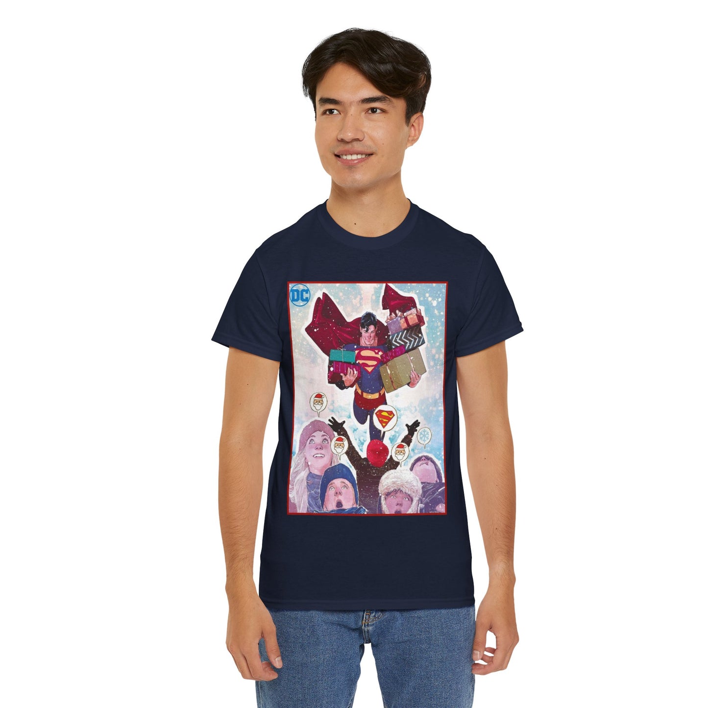 Superman Santa T-Shirt - Mitch Gerads Art - DC Comics