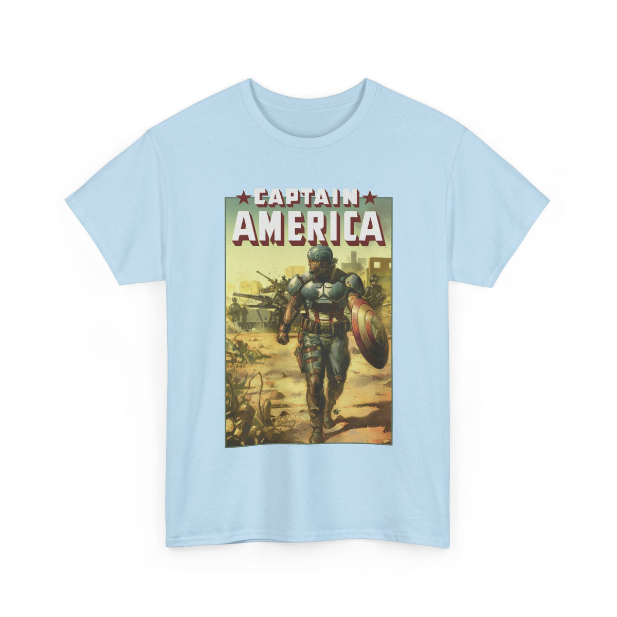 Captain America T-Shirt - Ben Harvey Art - Marvel Comics