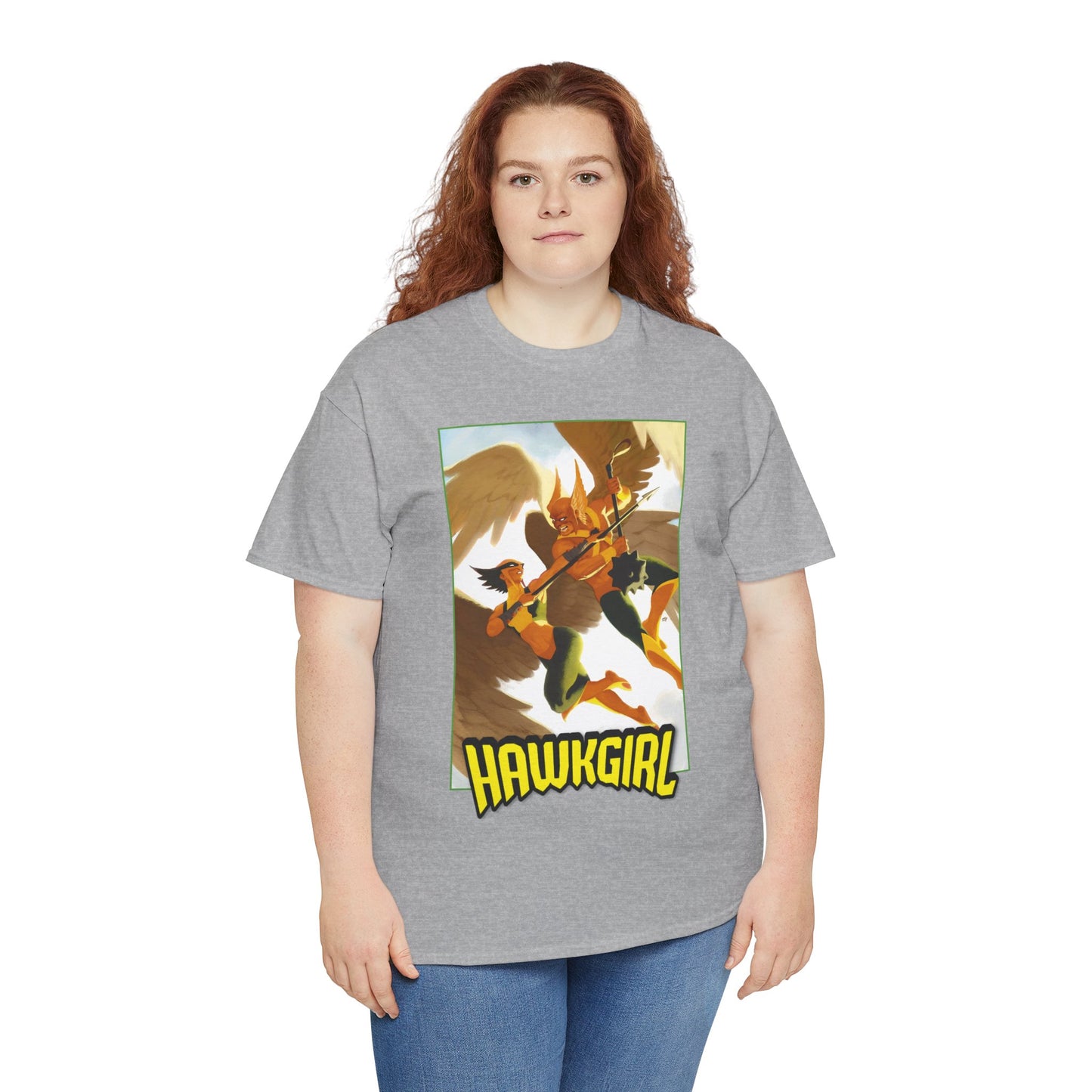Hawkgirl T-Shirt - David Talaski Art - With Hawkman - DC Comics