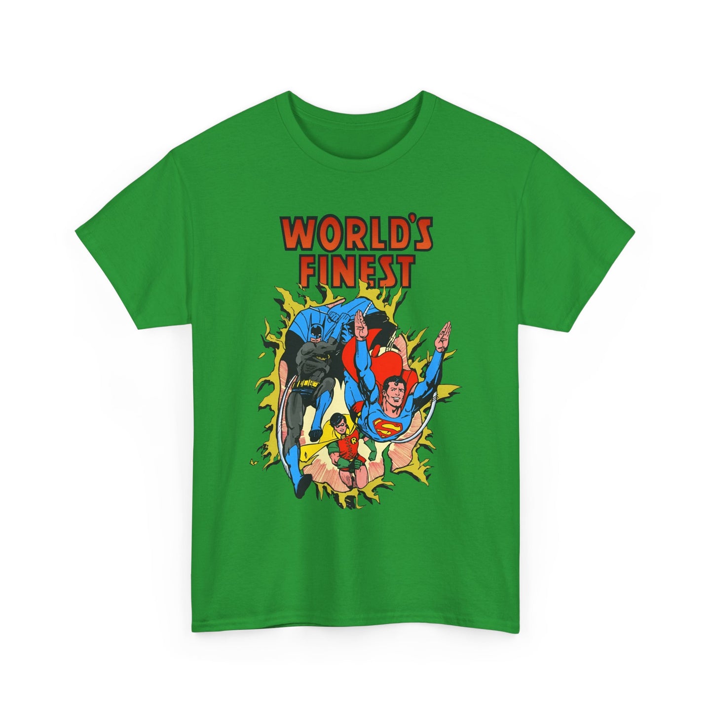 World's Finest T-Shirt - George Perez Art - Superman, Batman, Robin - DC Comics