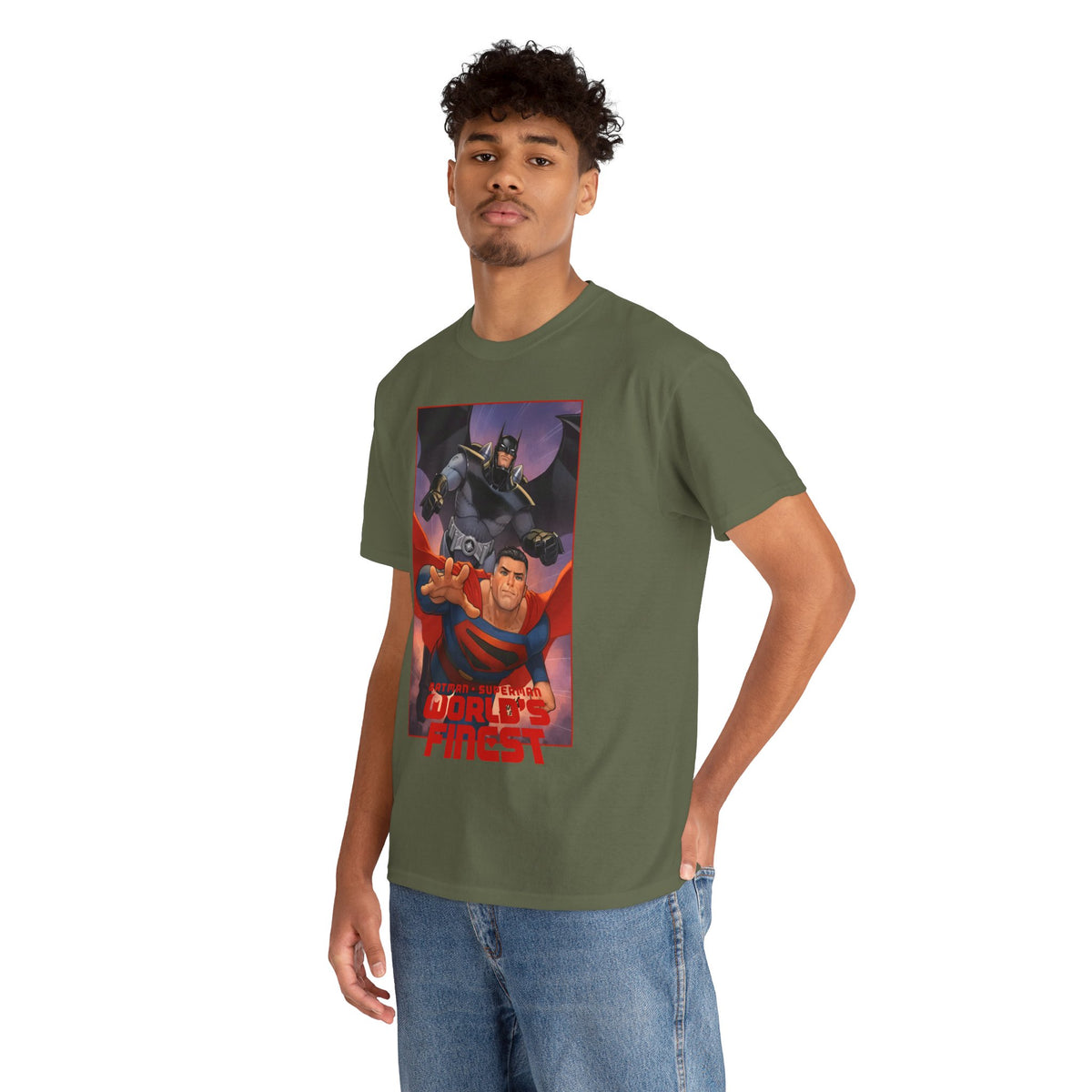 Batman Superman World's Finest T-Shirt - David Nakayama Art - Kingdom Come - DC Comics