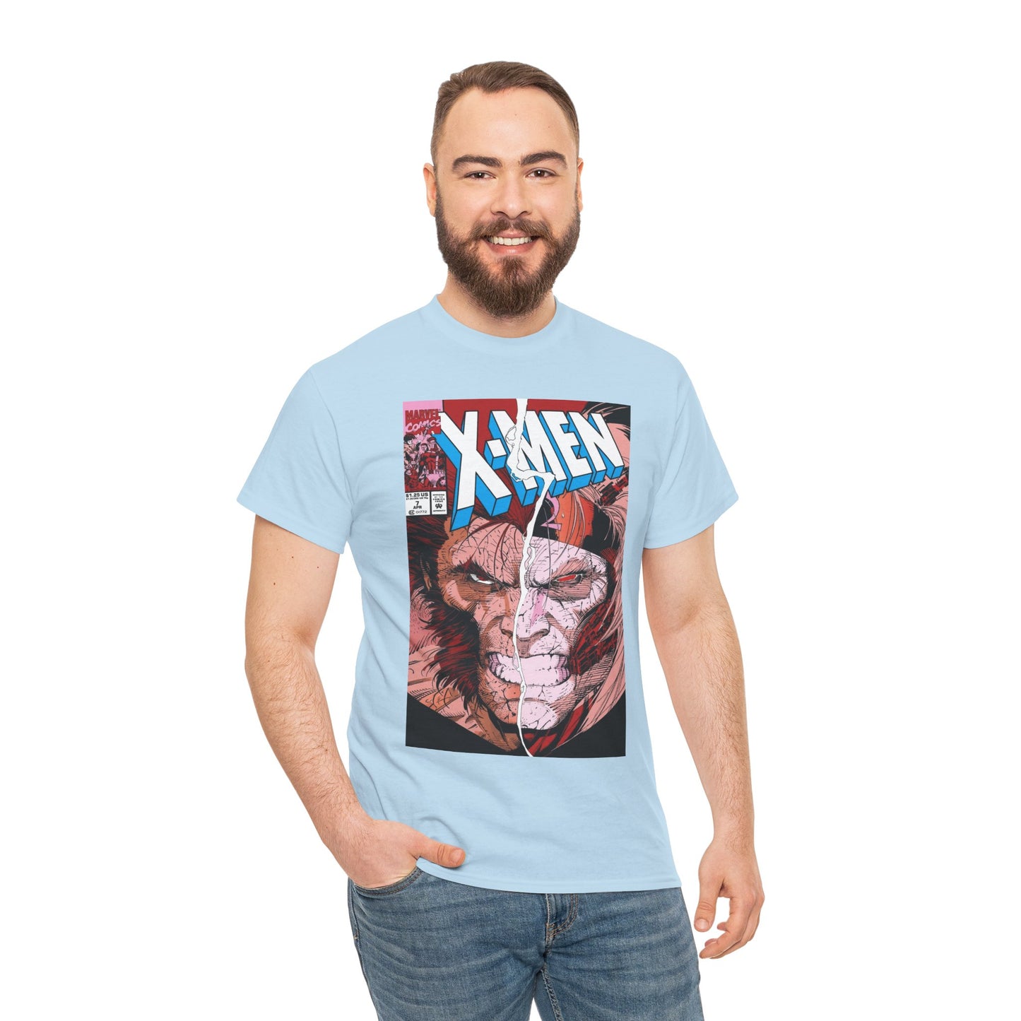 X-Men T-Shirt - Jim Lee Art - Wolverine & Omega Red - #7 Cover Art - Marvel Comics