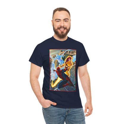 Spider-Man & His Amazing Friends T-Shirt - Firestar, Iceman - Marvel Comics