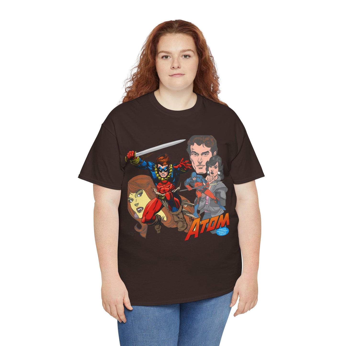 Atom T-Shirt - Gil Kane Art - Who's Who Image - Ray Palmer, JLA Member - Silver Age Hero - DC Comics