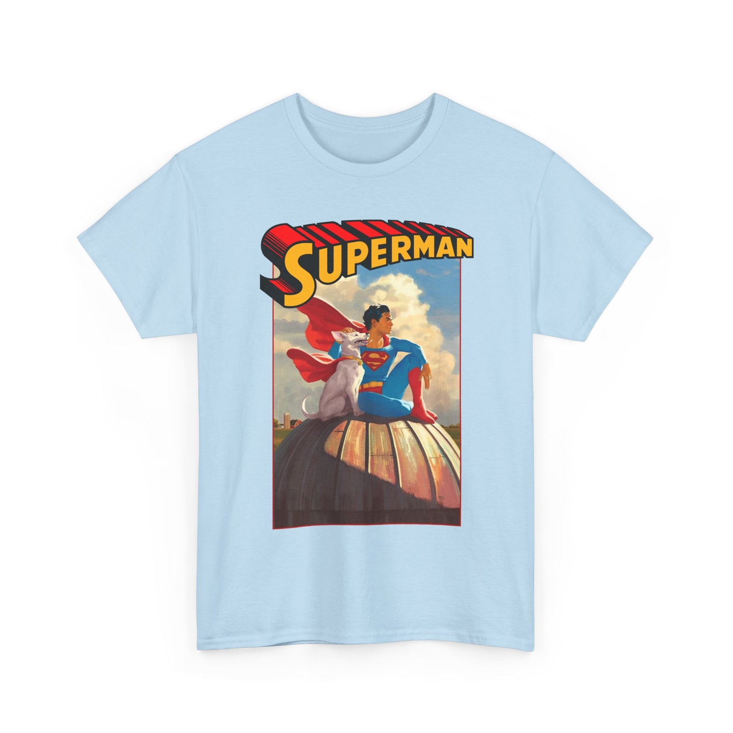 Superman & Krypto T-Shirt - 2025 Movie - Superdog from Krypton - Man of Steel, Smallville - DC Comics