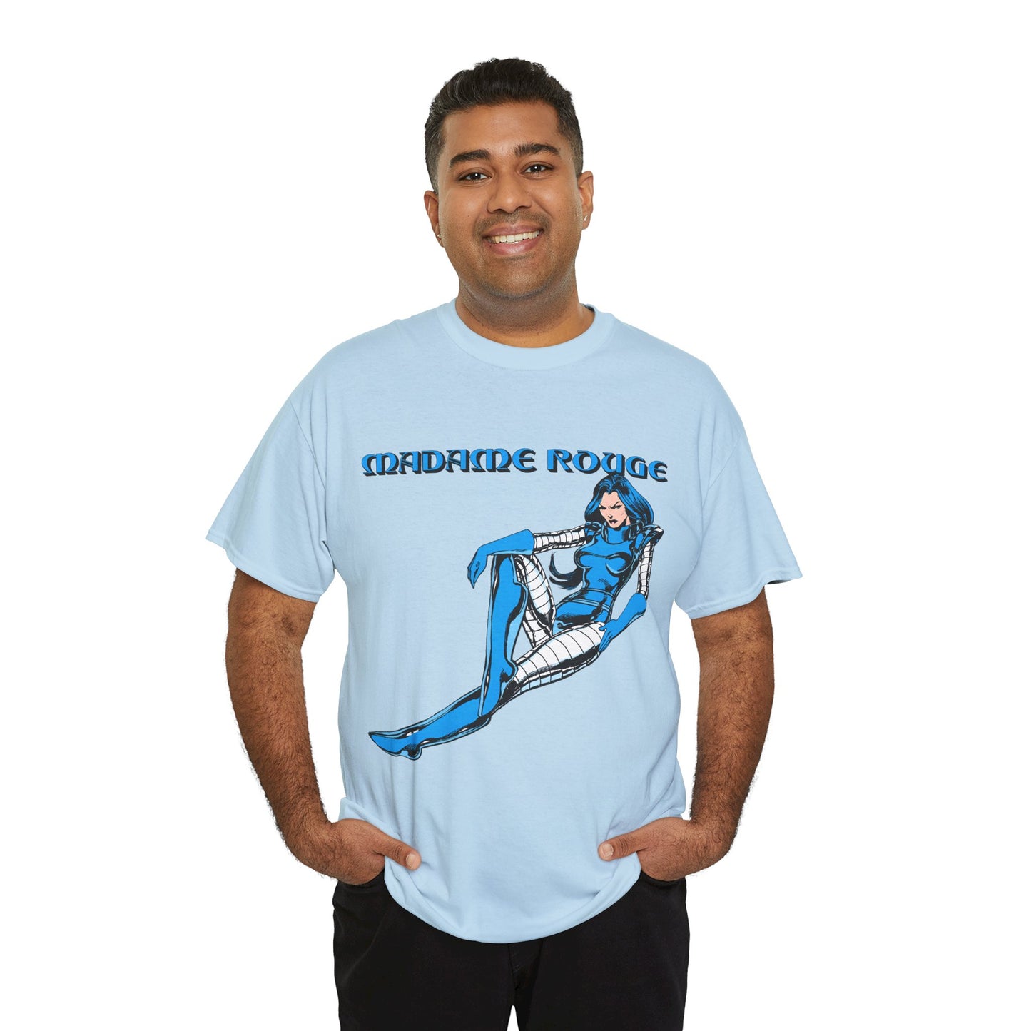 Madame Rouge T-Shirt - John Byrne Art - Doom Patrol, New Teen Titans Villain - Brotherhood of Evil - DC Comics Who's Who Entry