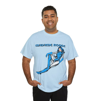 Madame Rouge T-Shirt - John Byrne Art - Doom Patrol, New Teen Titans Villain - Brotherhood of Evil - DC Comics Who's Who Entry