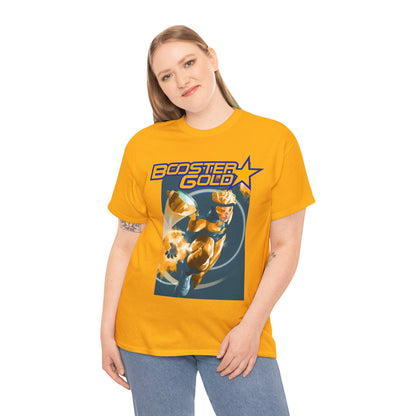 Booster Gold T-Shirt - Don Aguillo Art - Justice League: The Omega Act - DC Comics