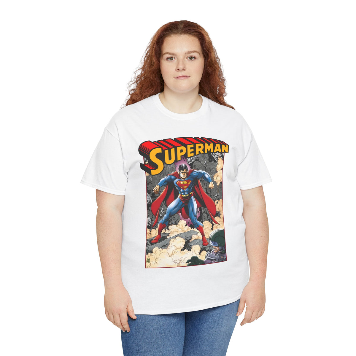 Superman T-Shirt - Tom Grummett Art - DC Comics