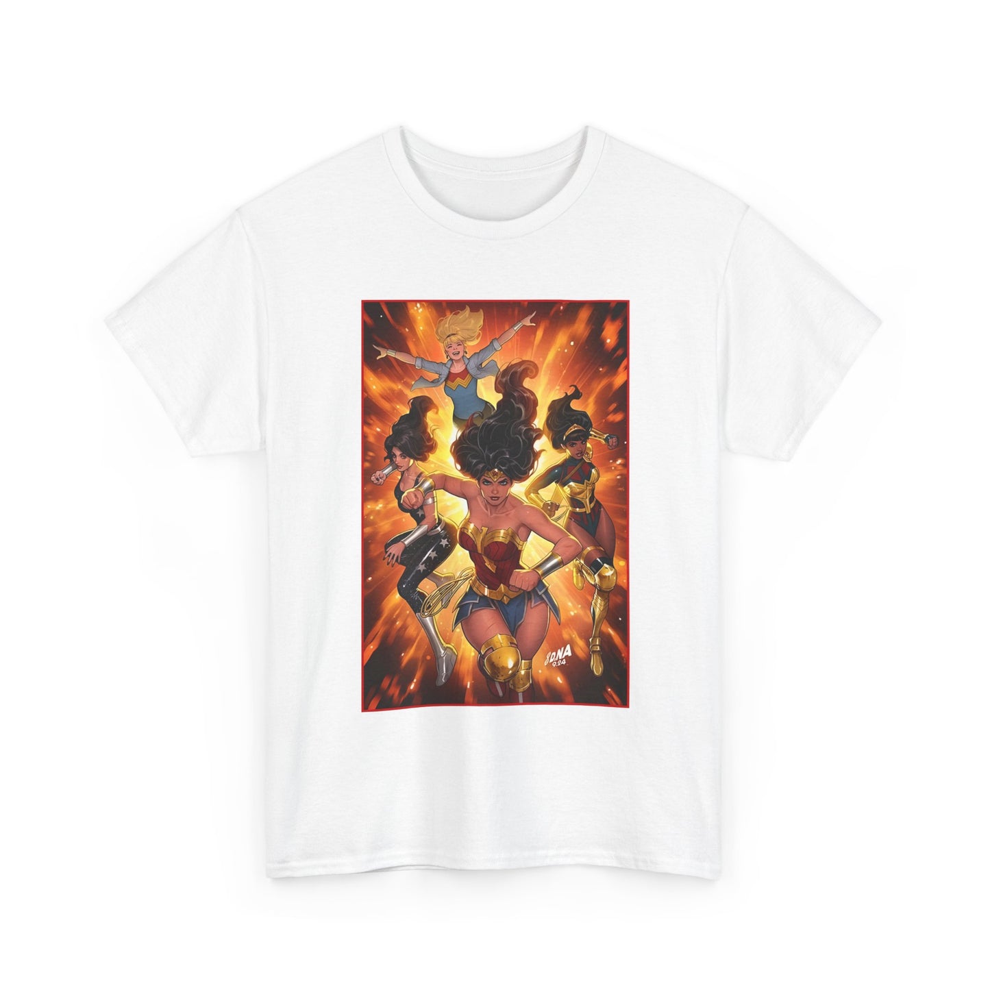 Wonder Woman & the Wonder Girls T-Shirt - David Nakayama Art - Donna Troy, Cassie Sandsmark, Yara Flor - #17 Variant Cover Art - DC Comics