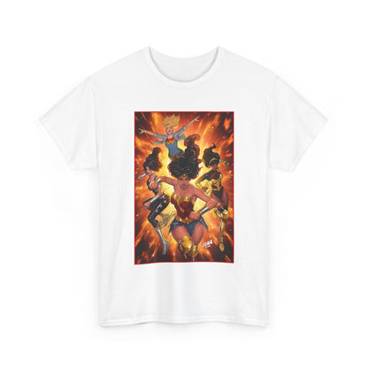 Wonder Woman & the Wonder Girls T-Shirt - David Nakayama Art - Donna Troy, Cassie Sandsmark, Yara Flor - #17 Variant Cover Art - DC Comics