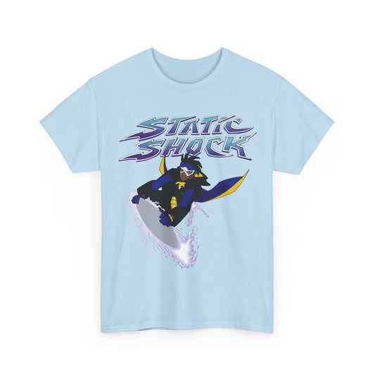 Static Shock T-Shirt - Milestone Comics - WB 1990s Animated Series - DC Comics - Virgil Hawkins
