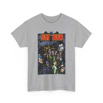Batman T-Shirt - George Perez Art - Arkham Asylum - Joker, Catwoman, Poison Ivy, Riddler, Nightwing - DC Comics