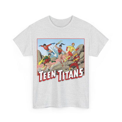 Teen Titans T-Shirt - Tom Grummett Art - Robin, Wonder Girl, Kid Flash, Speedy, Aqualad - DC Comics