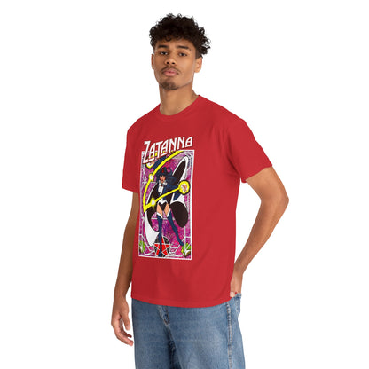 Zatanna T-Shirt - George Perez Postcard Art - Justice League Magic Member - JLA Satellite Era - DC Comics
