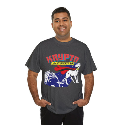 Krypto T-Shirt - James Gunn Superman Movie 2025 - Superman's Beloved Pet -Super Dog from Krypton - Stays at the Fortress of Solitude - DC Comics