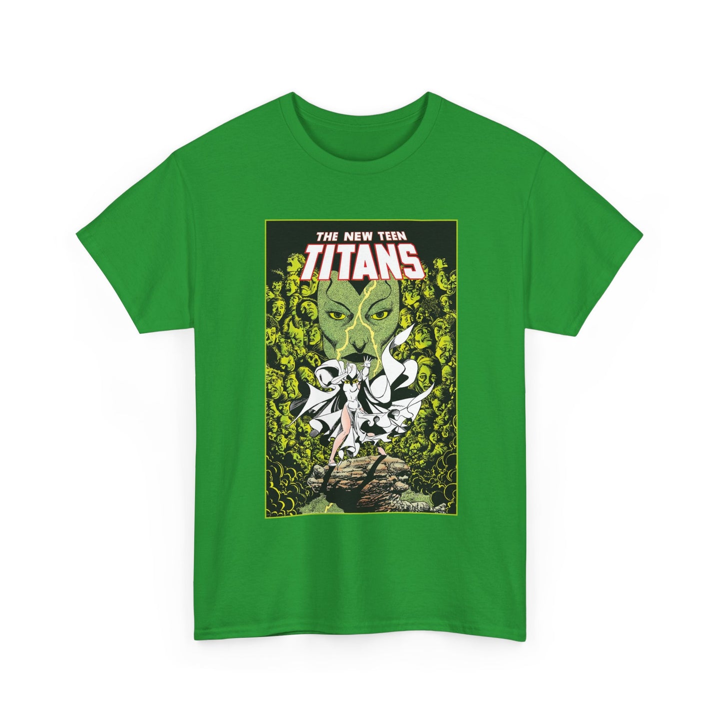 Raven T-Shirt - George Perez Art - New Teen Titans - Versus Phobia - White Raven Costume - DC Comics