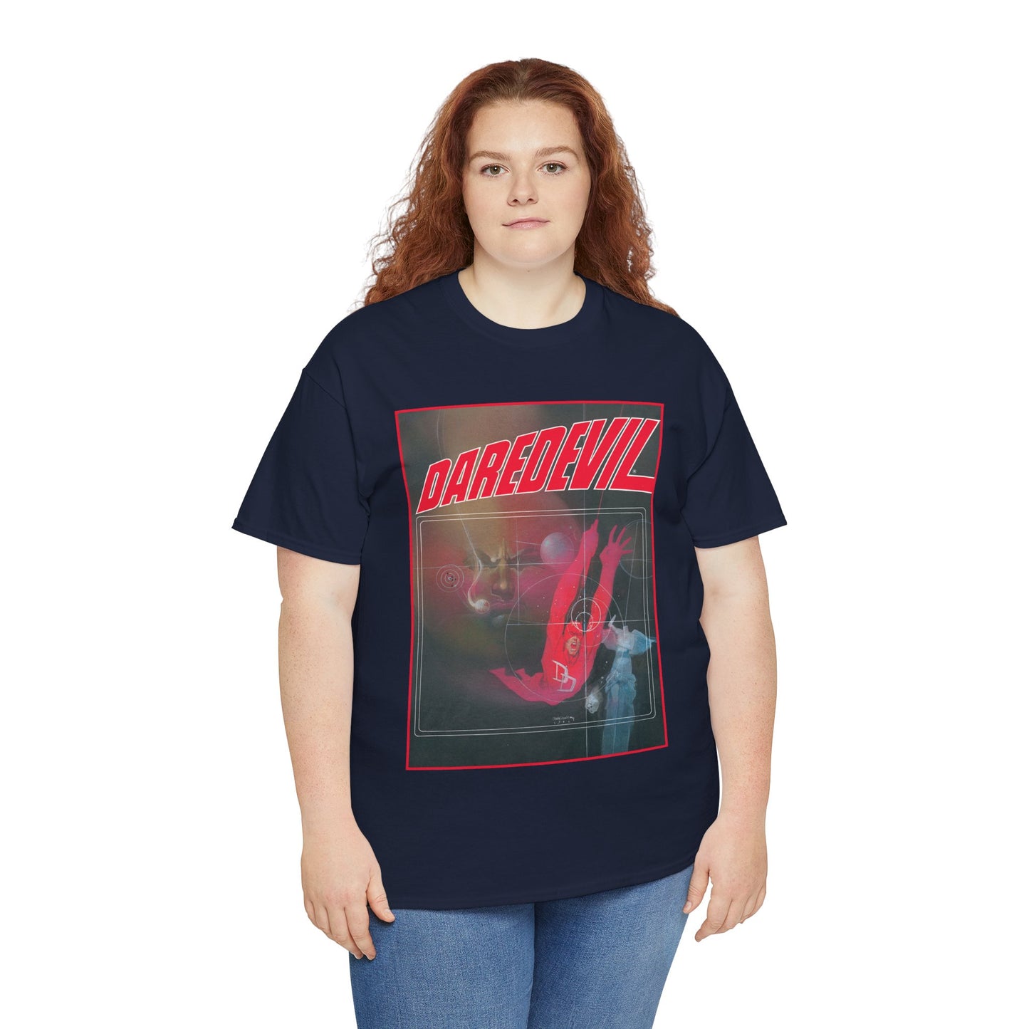 Daredevil T-Shirt - Bill Sienkiewicz Art - Marvel Graphic Novel Love & War - Vs Kingpin - Frank Miller Story