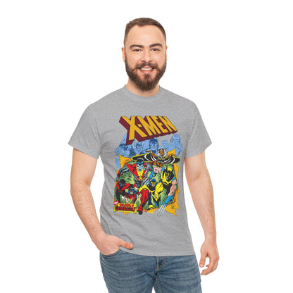 Giant-Sized X-Men T-Shirt - Dave Cockrum Art - Wolverine, Storm, Colossus, Cyclops, Nightcrawler, Thunderbird - New Chris Claremont Era - Marvel Comics