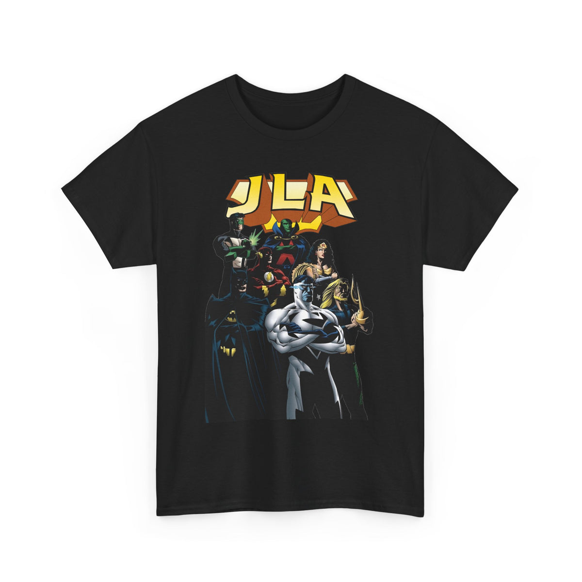 JLA T-Shirt - Howard Porter Art - Superman, Batman, Wonder Woman, Flash - DC Comics