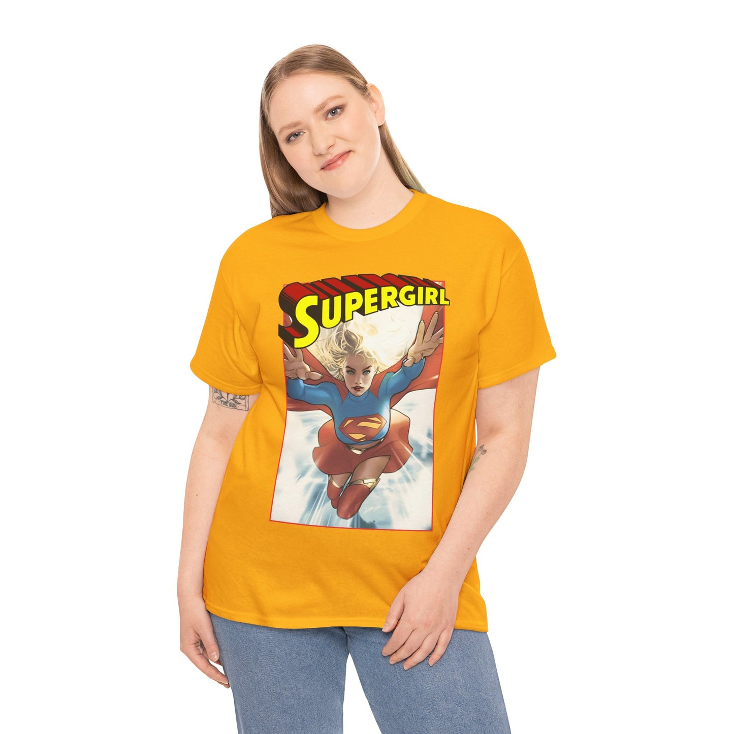 Supergirl T-Shirt - Pablo Villalobos Art - Kara Zor-El - Upcoming Summer 2026 Movie - DC Comics