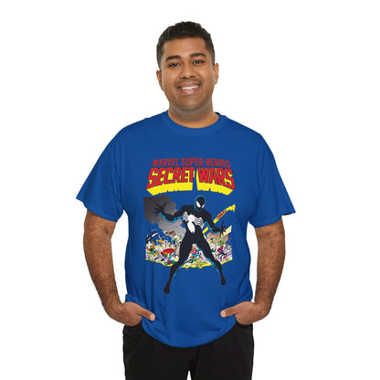 Secret Wars T-Shirt - Classic Marvel Comics Series - Alien Symbiote Spider-Man, 1st Appearance - Future Venom Story