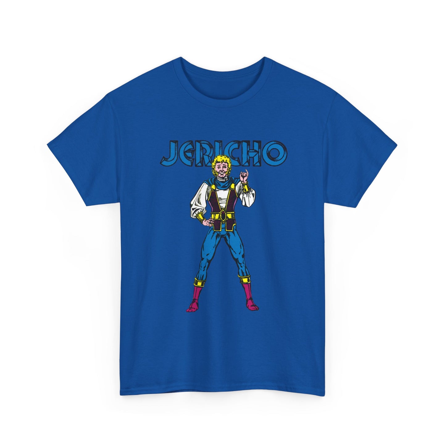 Jericho T-Shirt - George Perez Art - New Teen Titans Member - Son of Deathstroke, Brother of Ravager - DC Comics