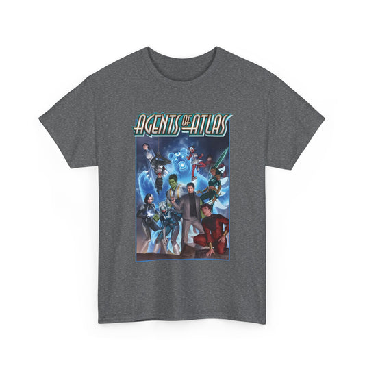 Agents of Atlas T-Shirt - Shang-Chi, White Fox, Aero, Luna Snow, Silk - Marvel Comics