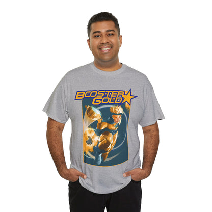 Booster Gold T-Shirt - Don Aguillo Art - Justice League: The Omega Act - DC Comics