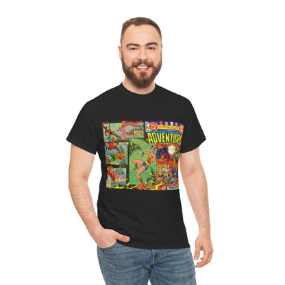 Adventure Comics #463 T-Shirt - Wonder Woman, Dr Fate, Power Girl, Deadman, Aquaman, Aqualad, Flash - DC Comics