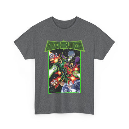 Green Lantern T-Shirt - George Perez Art - Hal Jordan & Alan Scott - Silver Age & Golden Age - DC Comics