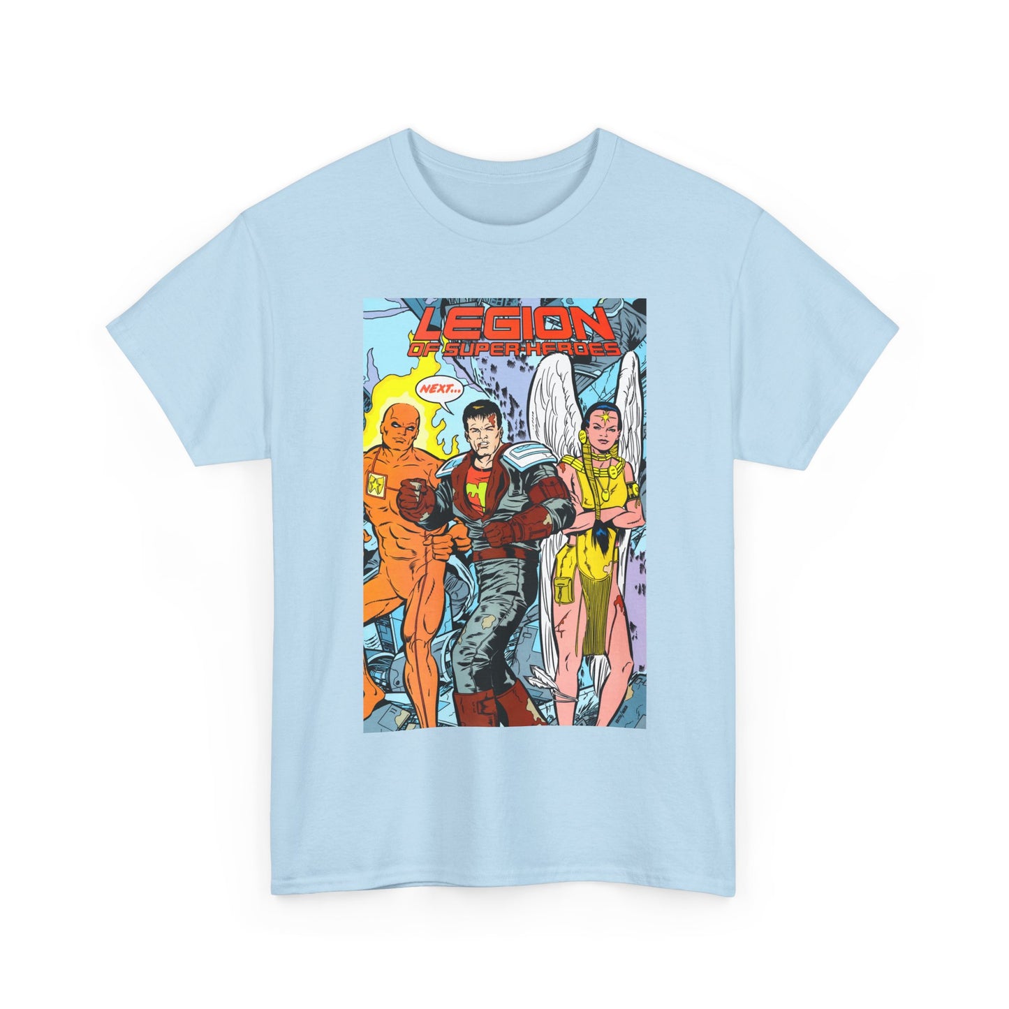 Legion of Super-Heroes #54 T-Shirt - Keith Giffen Art - DC Comics - LOSH