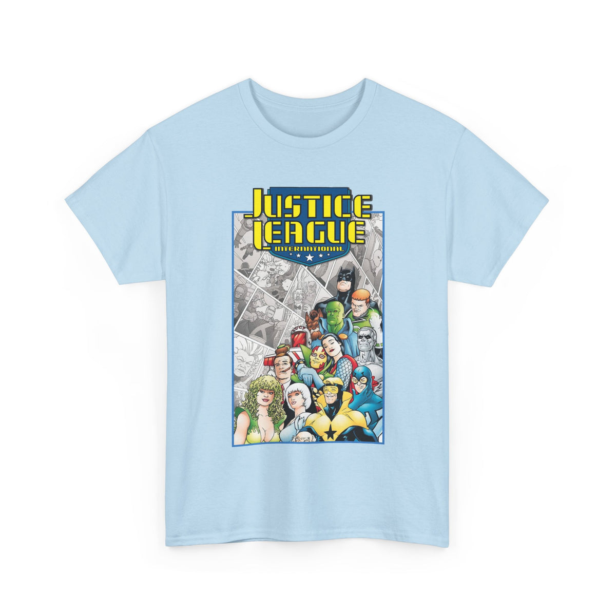 Justice League International T-Shirt - Kevin Maguire Art - DC Comics