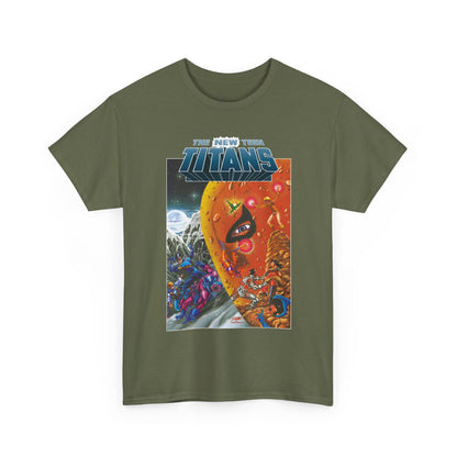 New Teen Titans T-Shirt - George Perez Art - Judas Contract - Deathstroke, Nightwing, Terra, Jericho, Raven, Cyborg, Wonder Girl - DC Comics