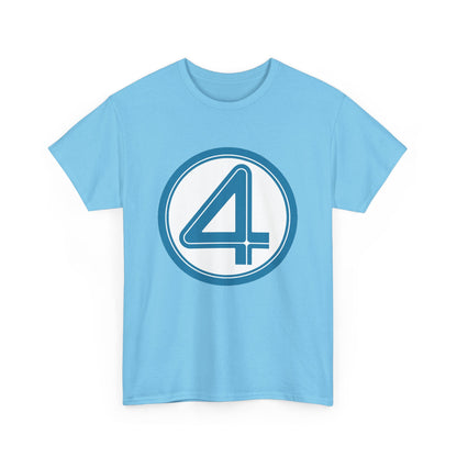 Fantastic Four Logo T-Shirt - New Marvel Movie 2025 - MCU - Pedro Pascal - 4 - Marvel Comics - Reed Richards
