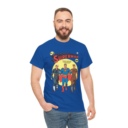 Superman T-Shirt - #12 Cover Art - Golden Age Classic - WWII Support - Iconic Image - DC Comics