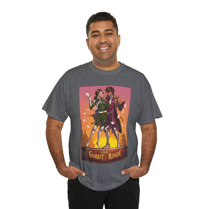 Gambit & Rogue T-Shirt - Mike Choi Art - Popular X-Men Members - Marvel Comics