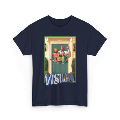Vision T-Shirt - Mike Del Mundo Art - Avengers Member - The Visions Family - Tom King Story - Future MCU Series - Marvel Comics