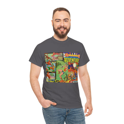 Adventure Comics #463 T-Shirt - Wonder Woman, Dr Fate, Power Girl, Deadman, Aquaman, Aqualad, Flash - DC Comics