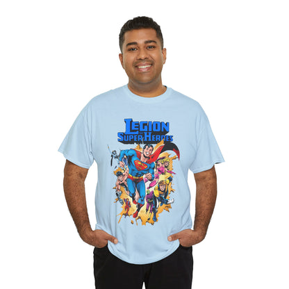 Superboy & Legion of Super-Heroes T-Shirt - Joe Staton Art - DC Comics