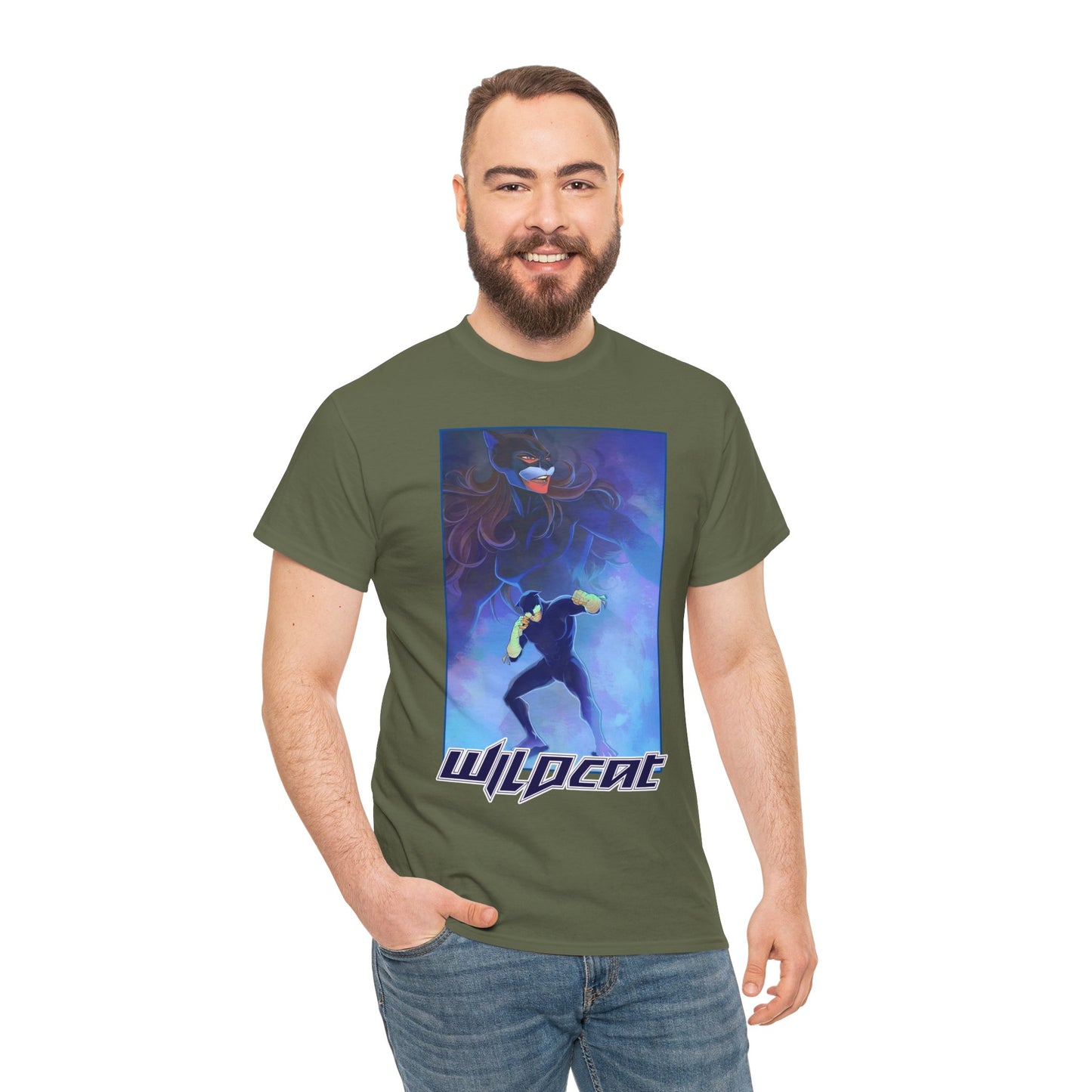 Wildcat T-Shirt - Ted Grant, Yolanda Montez - JSA Cover Art