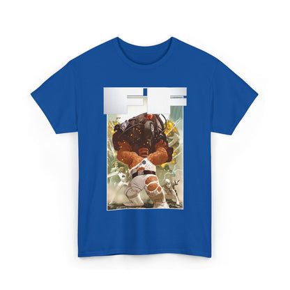 FF T-Shirt - Daniel Acuna Art - Fantastic Four - Mr. Fantastic, Invisible Woman, Thing, Spider-Man - Marvel Comics