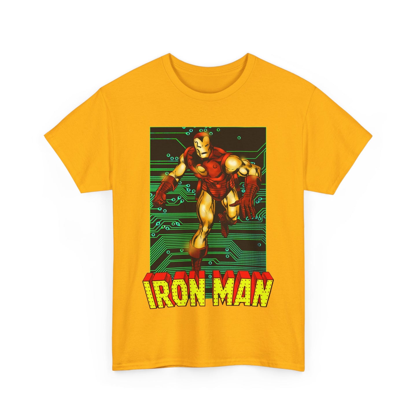 Iron Man T-Shirt - John Byrne Art - Tony Stark, Stark Industries - Avengers Member & Leader - Marvel Comics Armored Hero